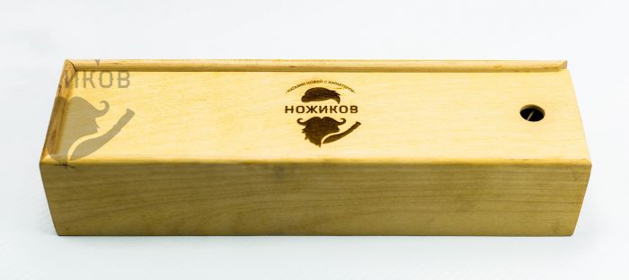 Подарочная коробка для ножей, береза