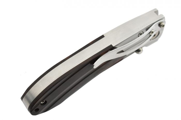 Складной нож Mcusta Shinra Ripple MC-0141G, сталь SG2, рукоять аризонское железное дерево