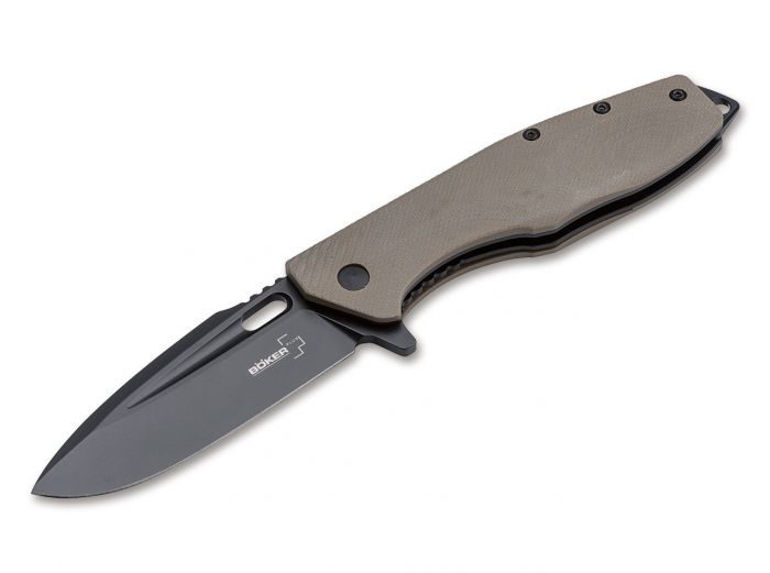 Нож складной Boker Plus Caracal Tactical, сталь D2 EDP Plain, рукоять стеклотекстолит G10