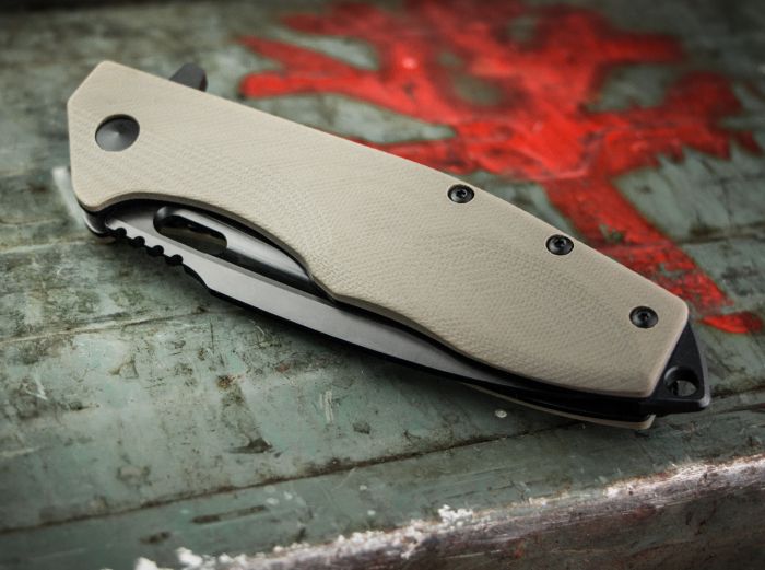 Нож складной Boker Plus Caracal Tactical, сталь D2 EDP Plain, рукоять стеклотекстолит G10