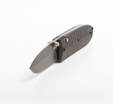 Нож складной Lionsteel Daghetta Black 8701 FC, сталь D2 Blade, рукоять карбон/G-10