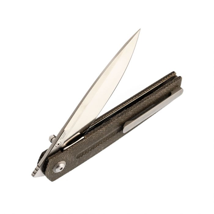 Складной нож Artisan Sirius, сталь S35VN, рукоять Green Micarta