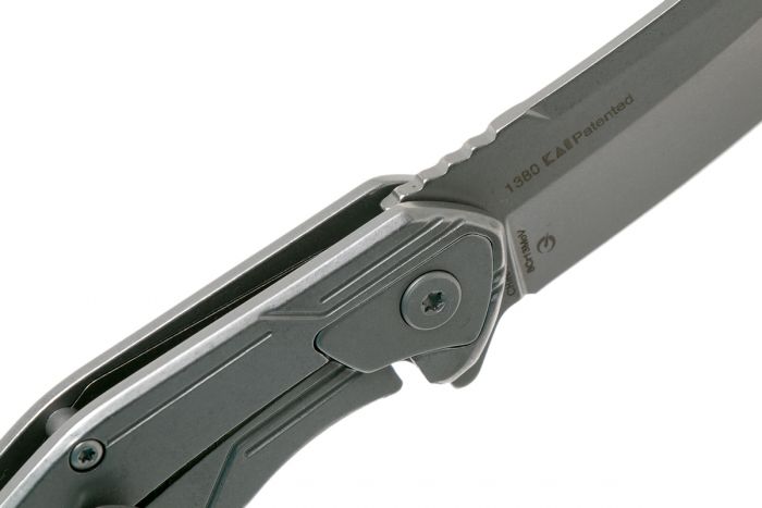 Полуавтоматический складной нож Kershaw Husker, сталь 8Cr13MoV, рукоять нержавеющая сталь