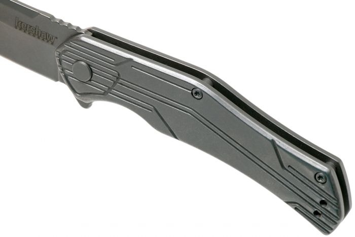 Полуавтоматический складной нож Kershaw Husker, сталь 8Cr13MoV, рукоять нержавеющая сталь