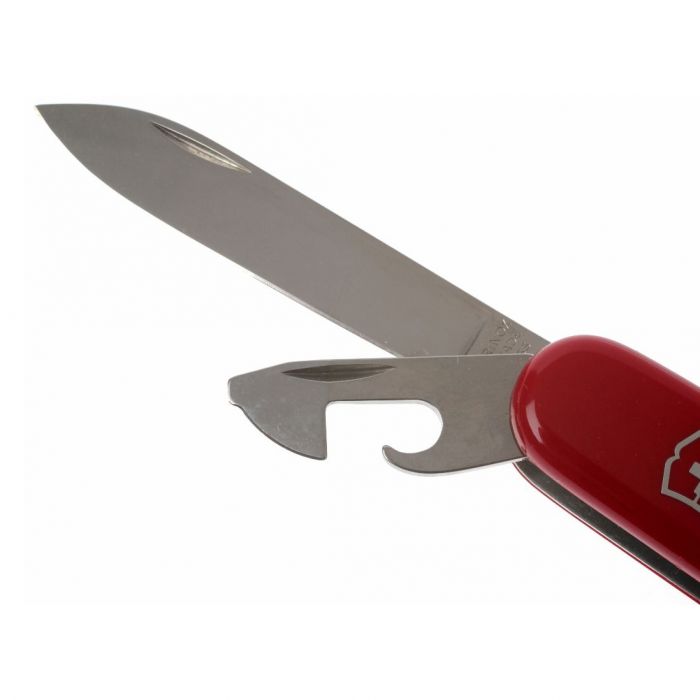 Нож швейцарский Victorinox Camper, сталь X55CrMo14, рукоять Cellidor®, красный