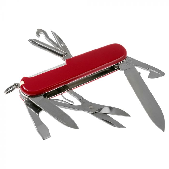 Нож перочинный Victorinox Super Tinker, сталь X55CrMo14, рукоять Cellidor®, красный
