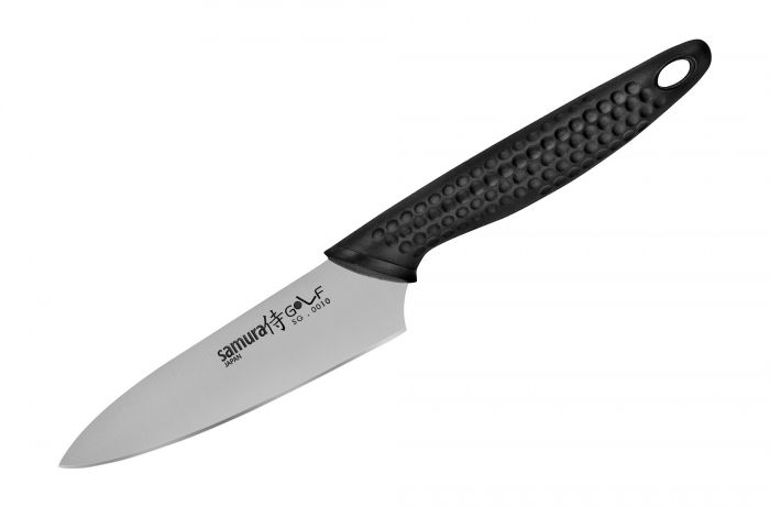 Нож кухонный овощной Samura GOLF - SG-0010, сталь AUS-8, рукоять полипропилен, 98 мм