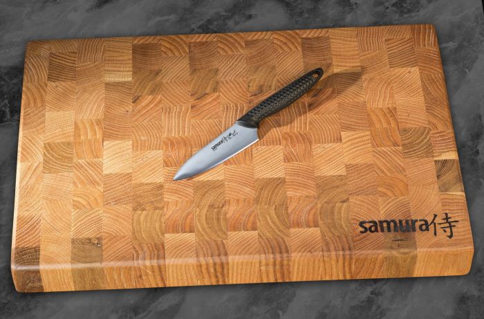 Нож кухонный овощной Samura GOLF - SG-0010, сталь AUS-8, рукоять полипропилен, 98 мм