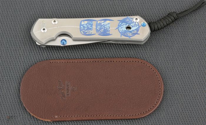 Нож складной Chris Reeve Large Sebenza 21 Unique Graphics L21UN M, сталь CPM-S35VN, рукоять титан