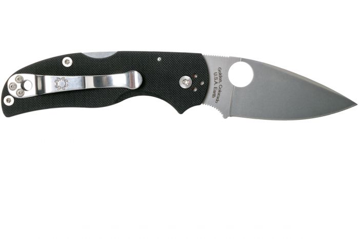 Складной нож Spyderco Native 5, сталь Crucible CPM® S30V™ рукоять G10, чёрный